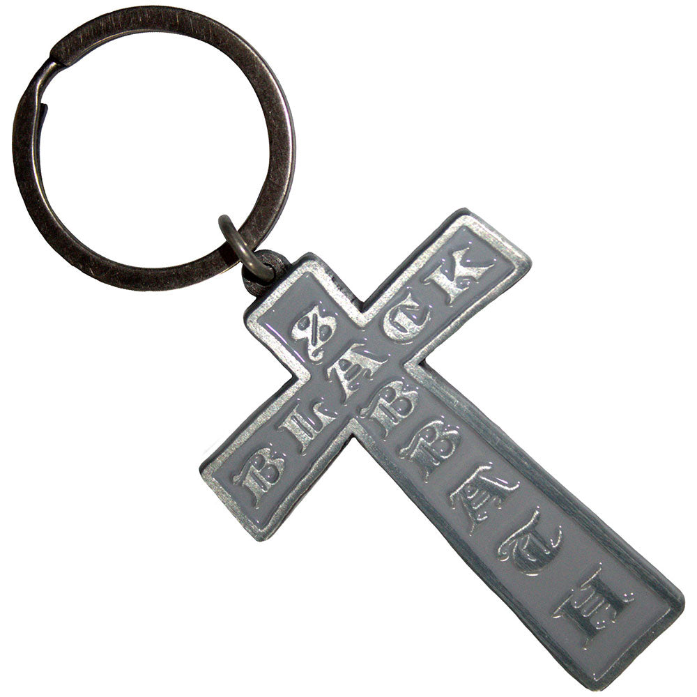 BLACK SABBATH Keychain, Cross