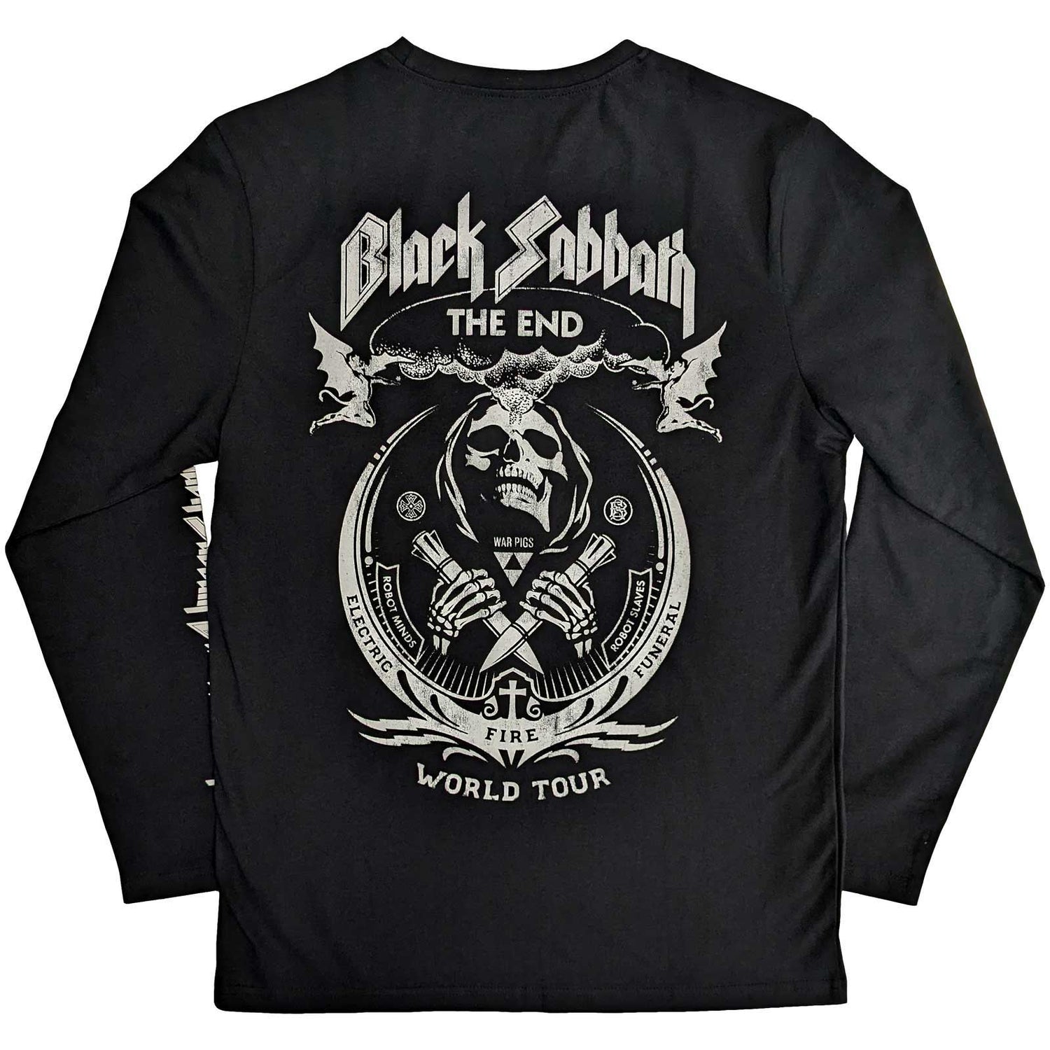 BLACK SABBATH Long Sleeve T-Shirt, The End Mushroom Cloud