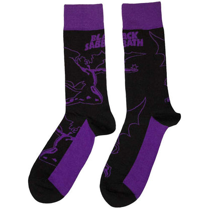 BLACK SABBATH Unisex Ankle Socks, Logo &amp; Demon