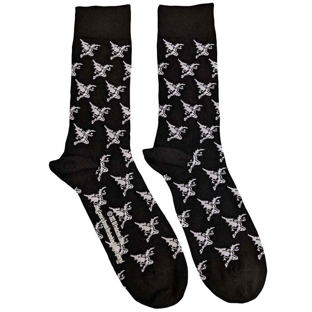 BLACK SABBATH Unisex Ankle Socks, Demon Pattern