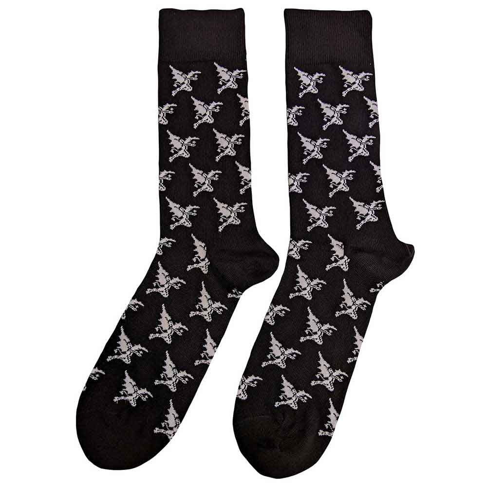 BLACK SABBATH Unisex Ankle Socks, Demon Pattern