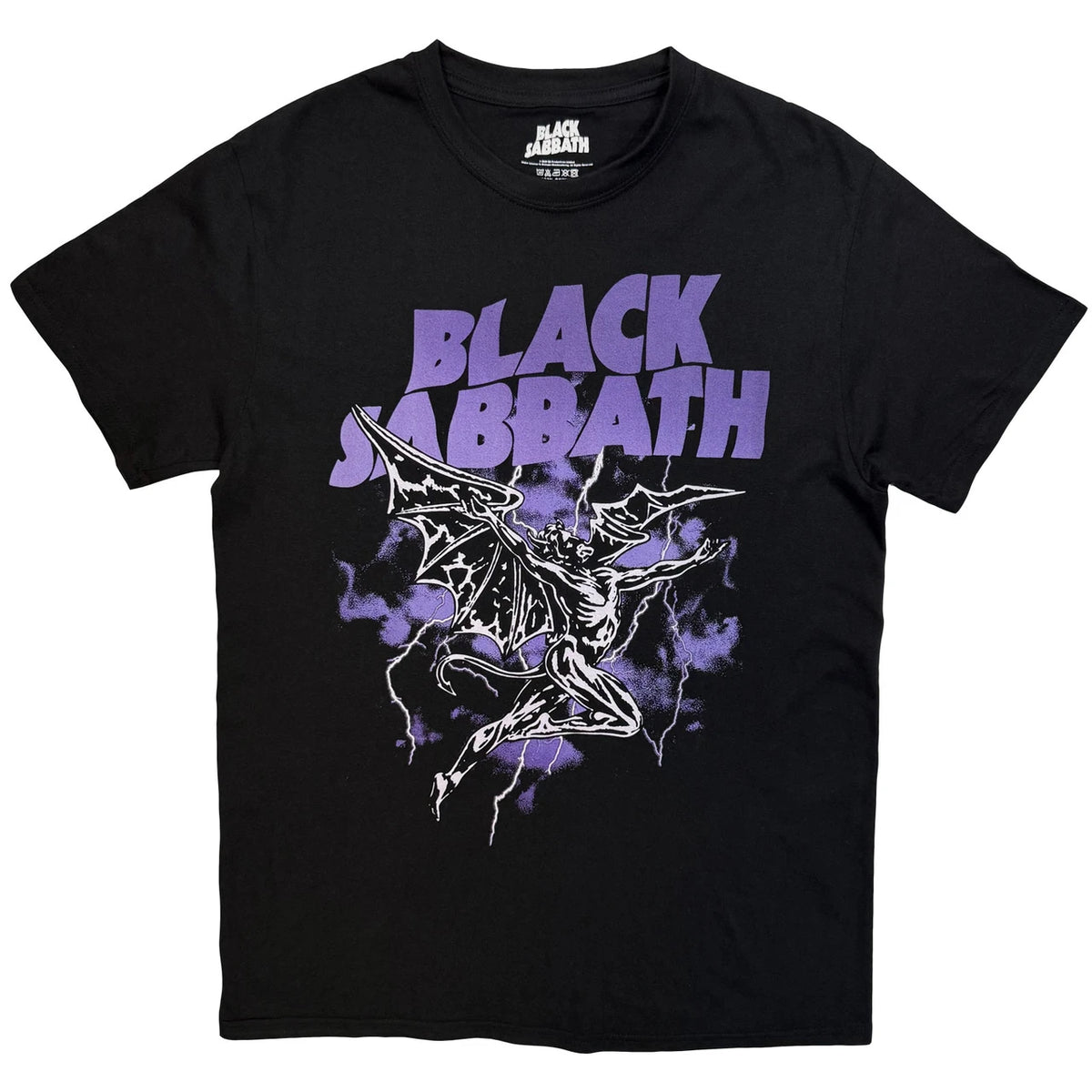BLACK SABBATH Attractive T-Shirt, Henry Lightning Purple