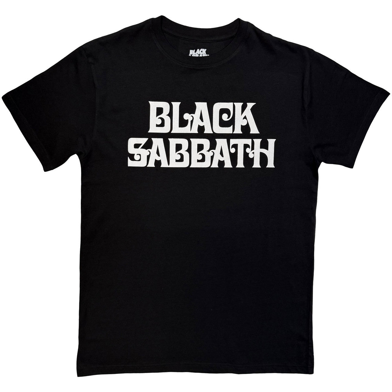 BLACK SABBATH Attractive T-Shirt, Curly Logo Mono