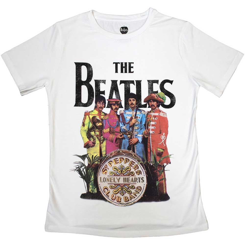 THE BEATLES Attractive Ladies T-Shirt, Sgt Pepper