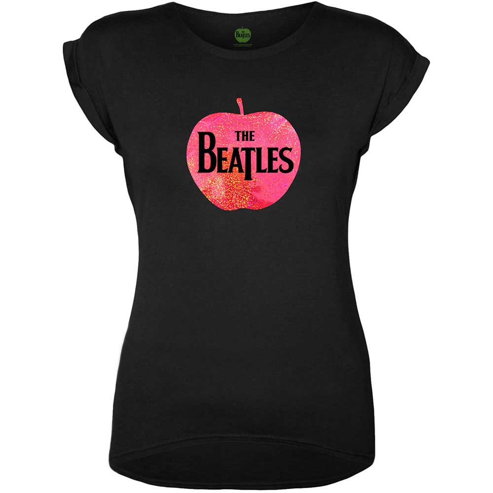 THE BEATLES T-Shirt for Ladies, Apple Logo