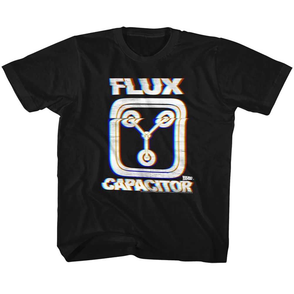 BACK TO THE FUTURE Eye-Catching T-Shirt, FLUX