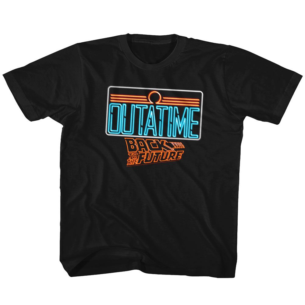 BACK TO THE FUTURE Eye-Catching T-Shirt, NEON