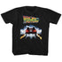 BACK TO THE FUTURE Eye-Catching T-Shirt, TAIL LIGHTS