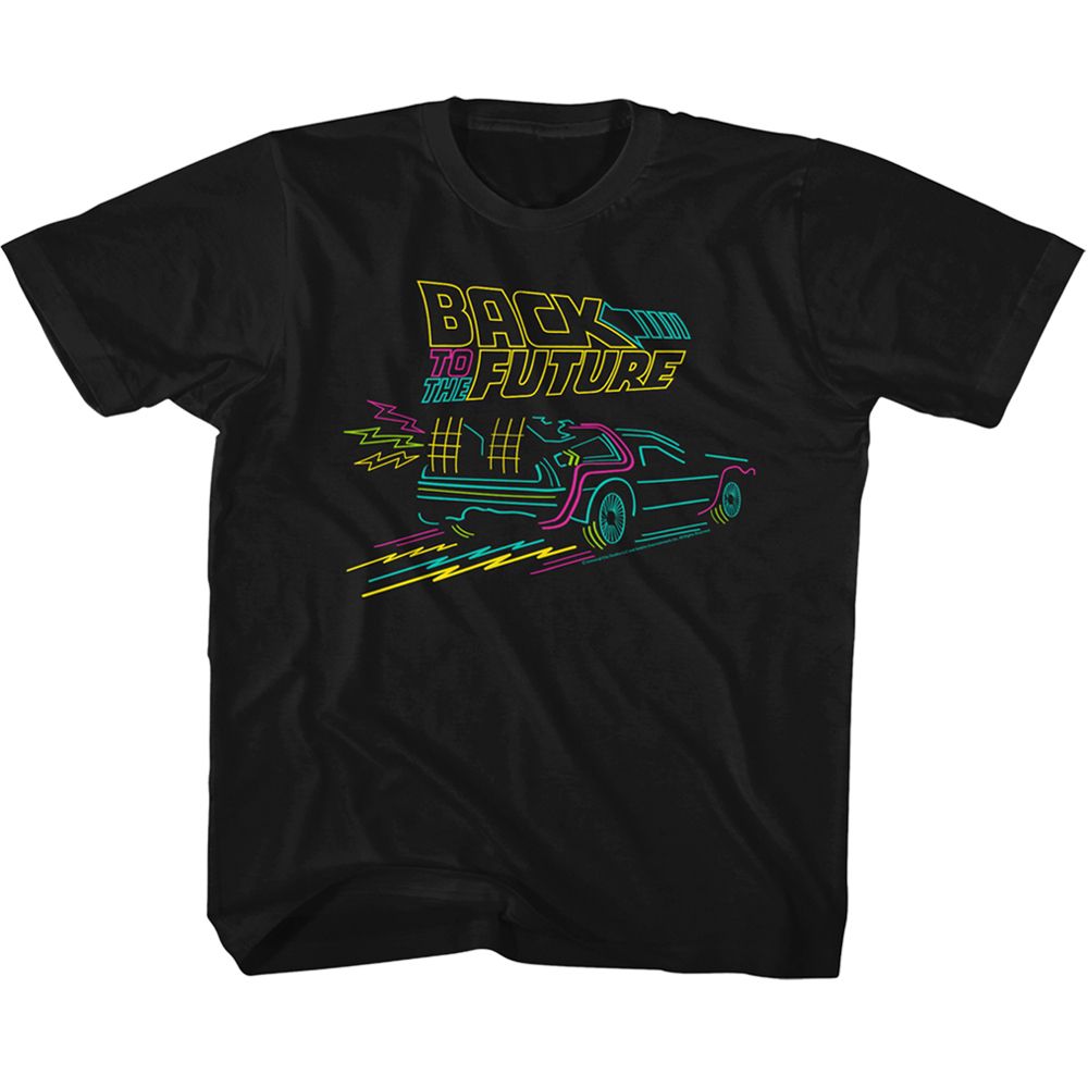 BACK TO THE FUTURE Eye-Catching T-Shirt, NEONFUTURE