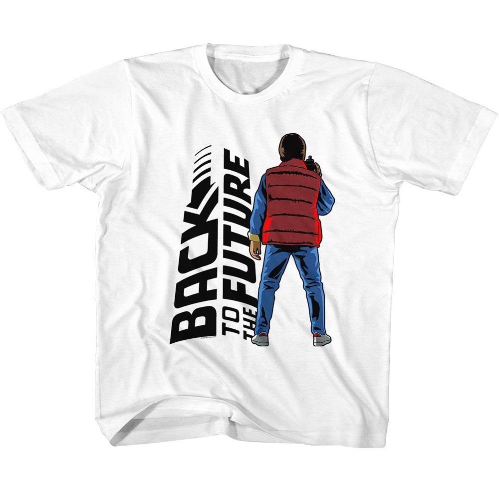 BACK TO THE FUTURE Eye-Catching T-Shirt, BTTF BACK TO BACK