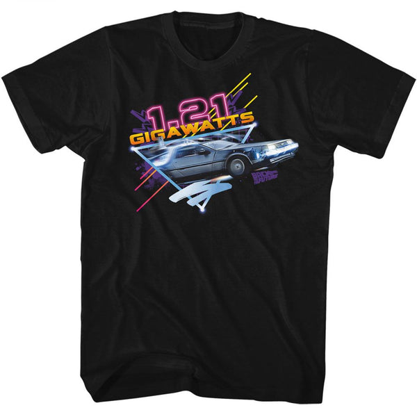 BACK TO THE FUTURE T-Shirt, Neon Gigawatts