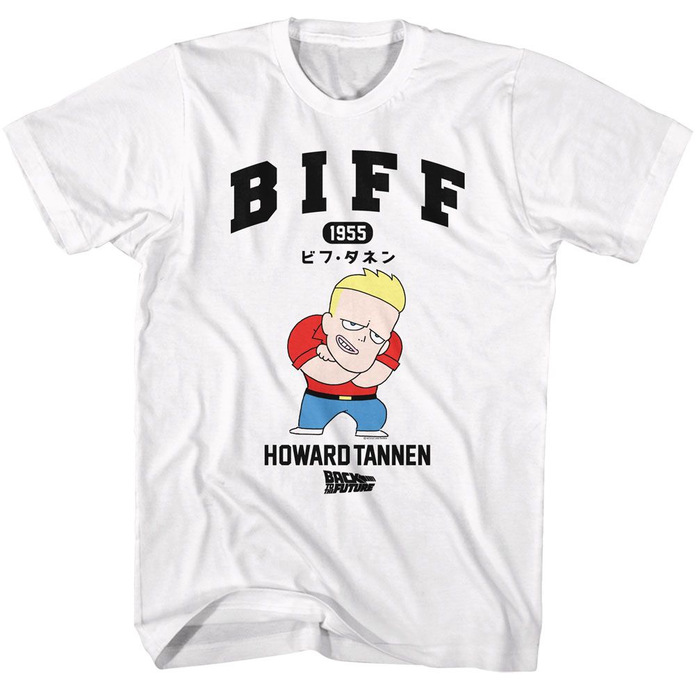 BACK TO THE FUTURE T-Shirt, Biff Howard Tannon Cartoon