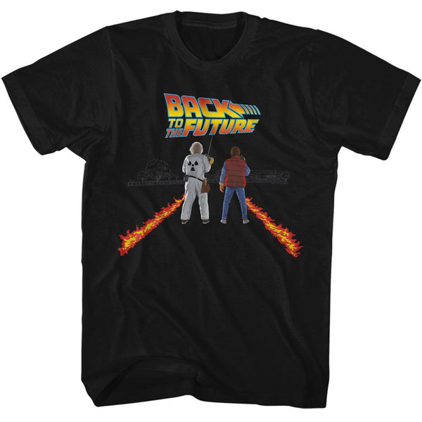 BACK TO THE FUTURE T-Shirt, Fire Streaks
