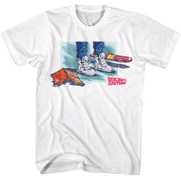 BACK TO THE FUTURE T-Shirt, Shoes Comic Hoverboard