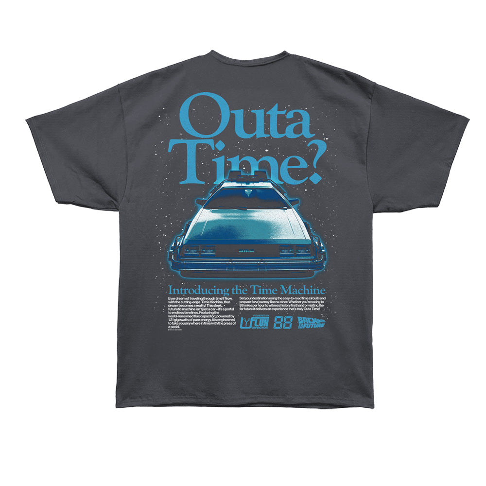 BACK TO THE FUTURE Oversized T-Shirt, OUTA TIME