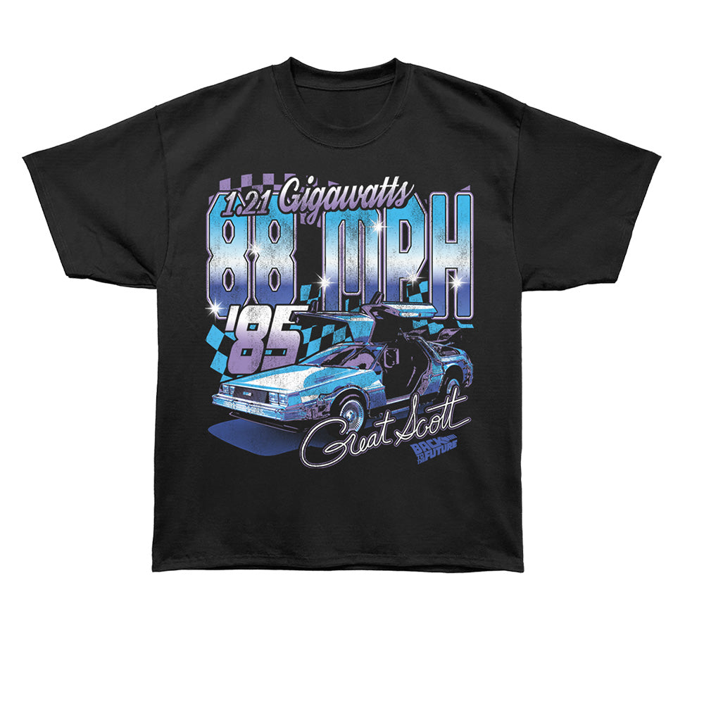 BACK TO THE FUTURE Oversized T-Shirt, GREAT GIGAWATTS