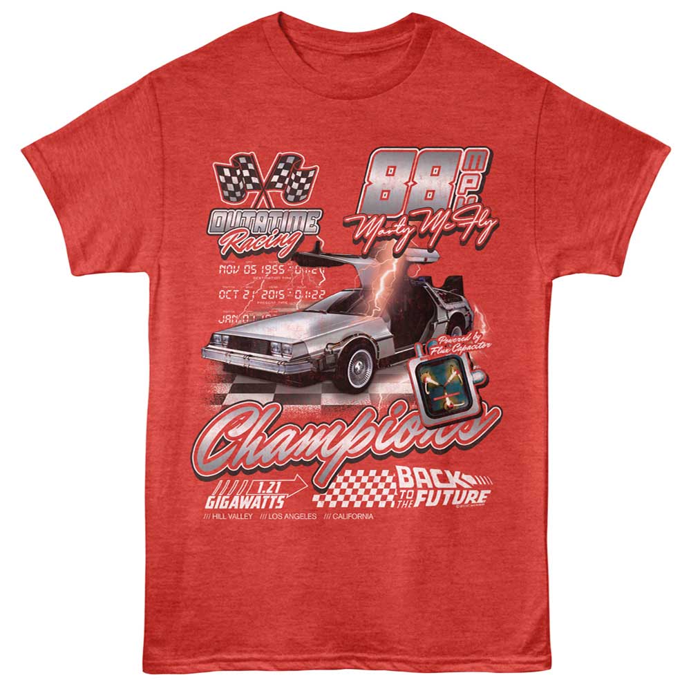 BACK TO THE FUTURE Famous T-Shirt, CHAMPIONS