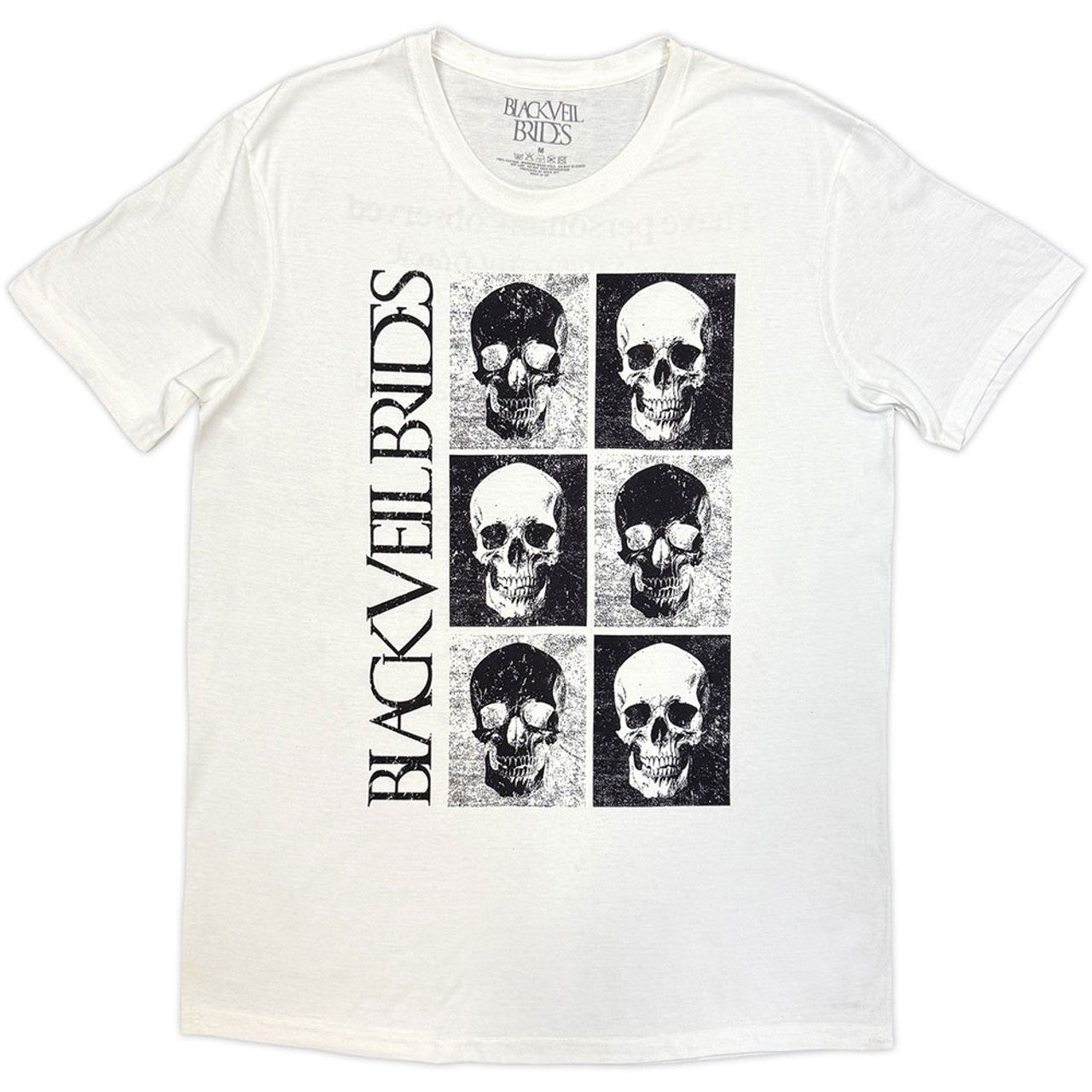BLACK VEIL BRIDES Attractive T-Shirt, Skulls