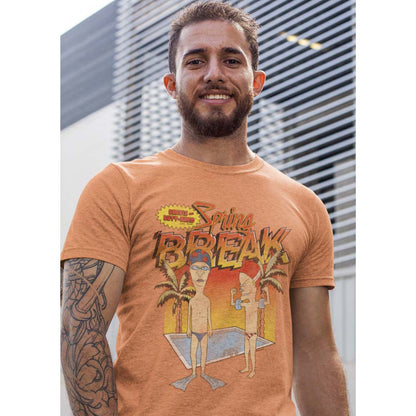 BEAVIS AND BUTT-HEAD Eye-Catching T-Shirt, Spring Break