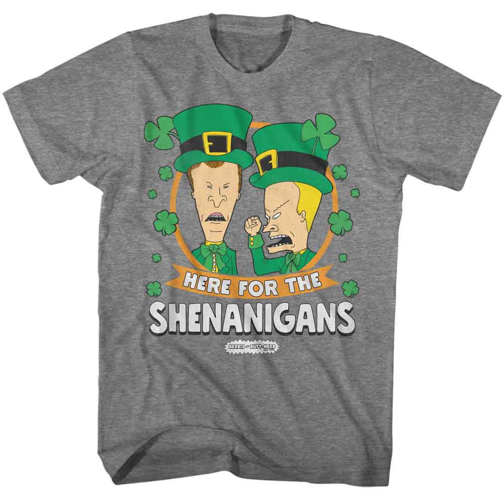 BEAVIS AND BUTT-HEAD Eye-Catching T-Shirt, SHENANIGANS