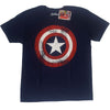 MARVEL COMICS  Attractive T-shirt, Captain America Distressed Shield