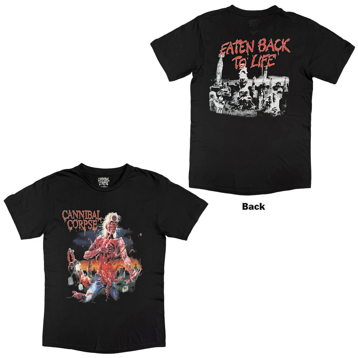 CANNIBAL CORPSE Attractive T-Shirt, Eaten Back To Life