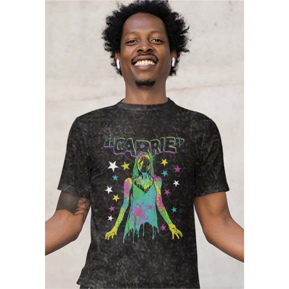 CARRIE Mineral Wash T-Shirt, Splatter