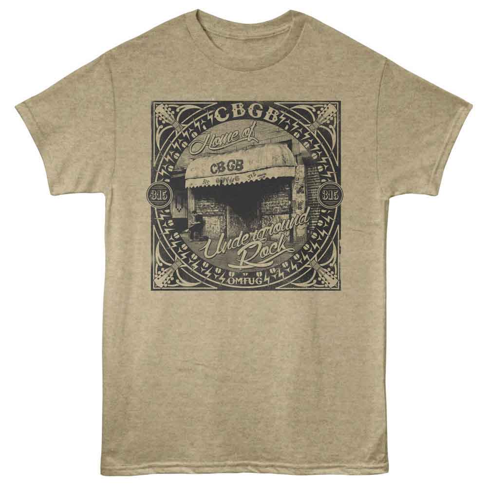 CBGB Eye-Catching T-Shirt, Underground Rock