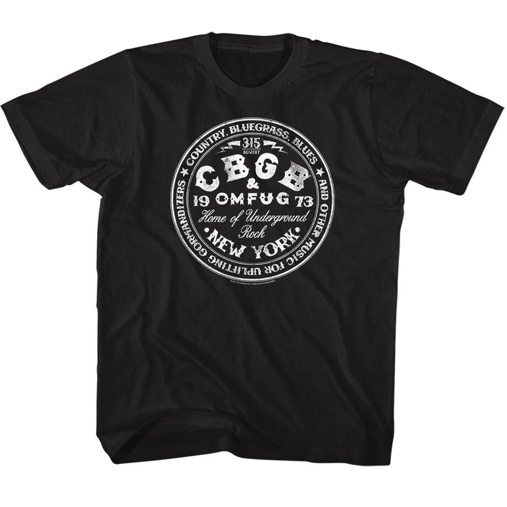 CBGB Eye-Catching T-Shirt, CBGBCIRCLE