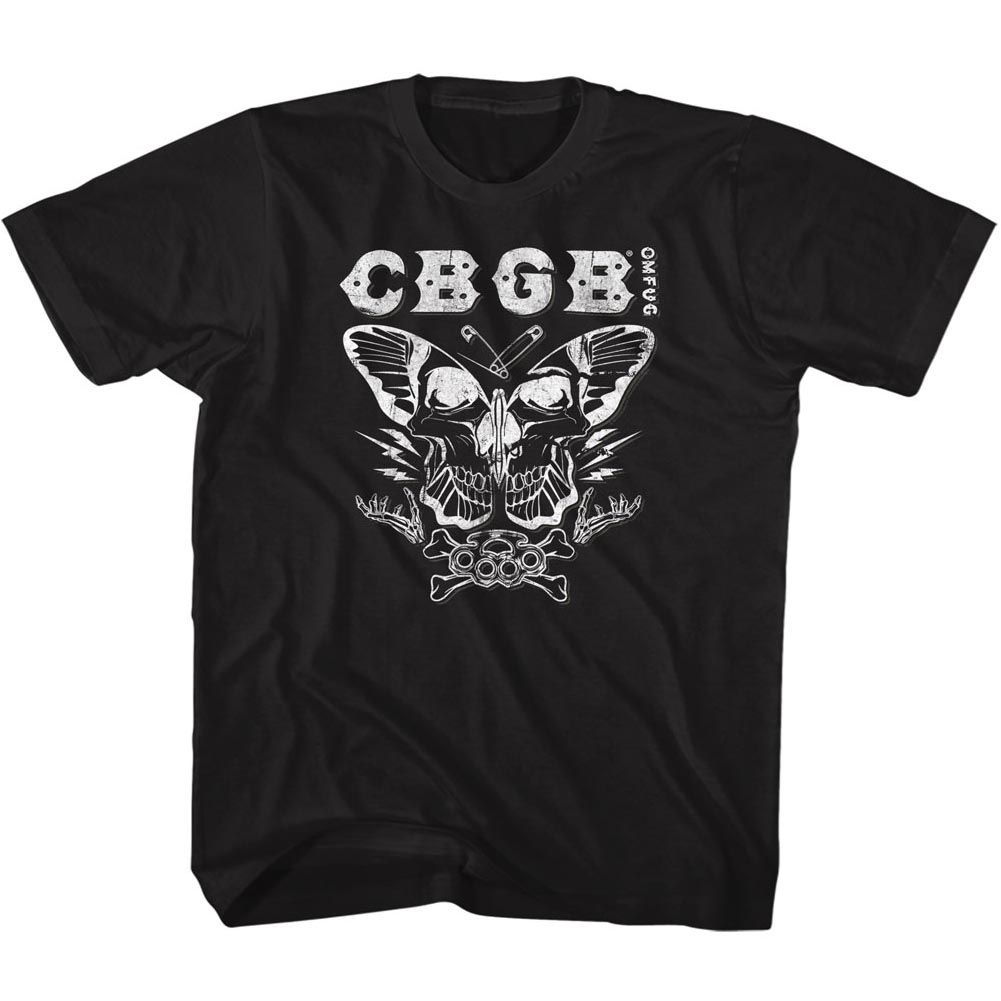 CBGB Eye-Catching T-Shirt, BUTTERFLY COLLAGE