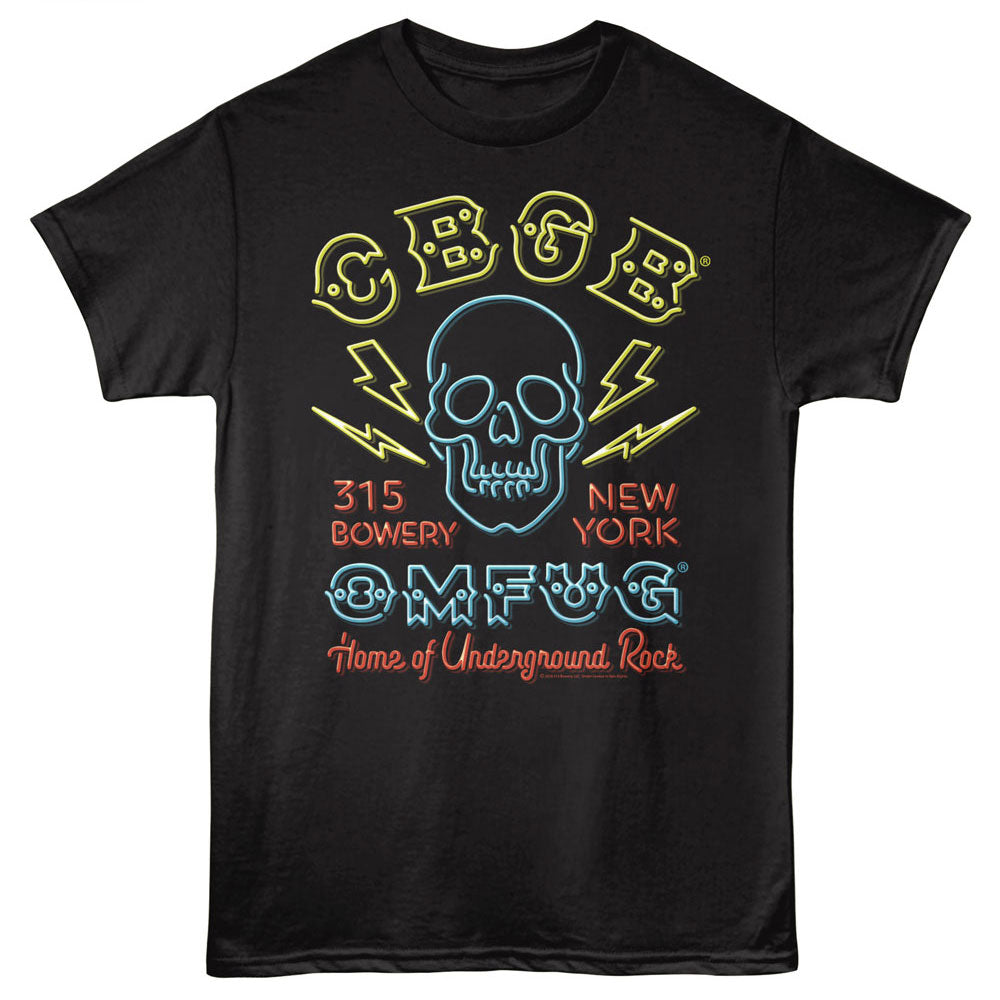 CBGB Eye-Catching T-Shirt, Neon Sign