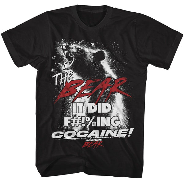 COCAINE BEAR Exclusive T-Shirt, Fing Did