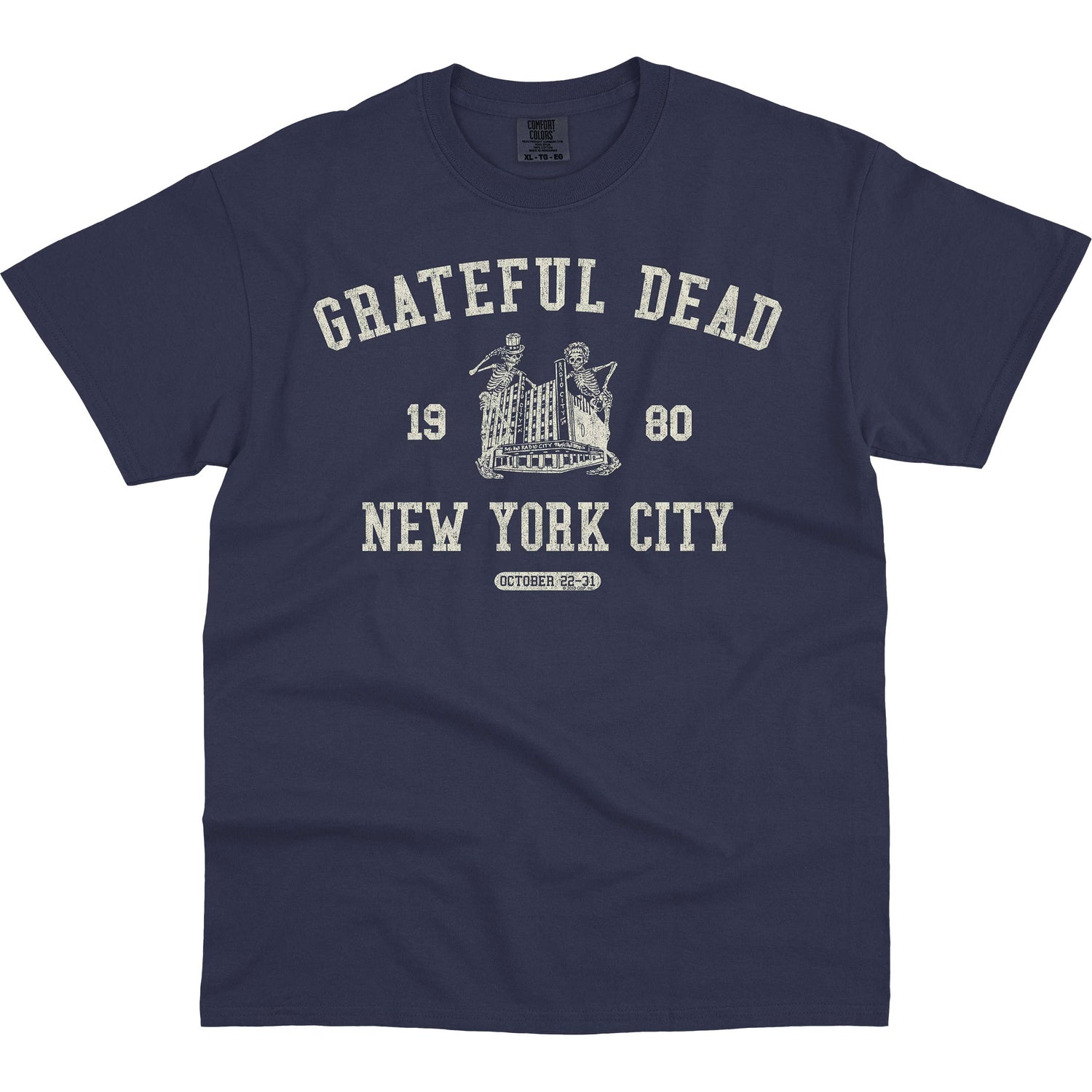 GRATEFUL DEAD T-Shirt, NY 80