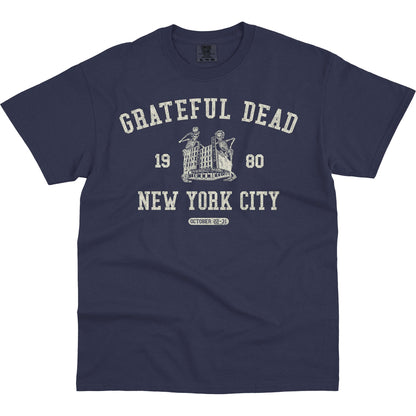GRATEFUL DEAD T-Shirt, NY 80