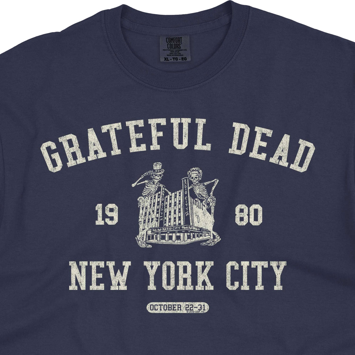 GRATEFUL DEAD T-Shirt, NY 80