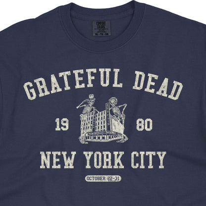 GRATEFUL DEAD T-Shirt, NY 80