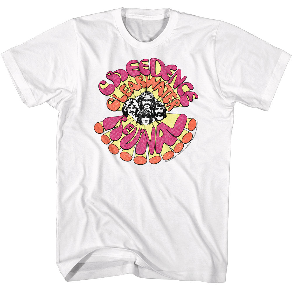 CREEDENCE CLEARWATER REVIVAL Eye-Catching T-Shirt, GROOVY