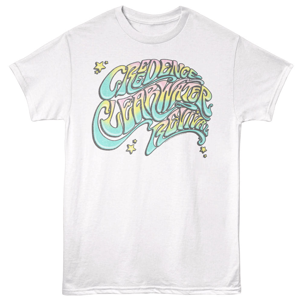 CREEDENCE CLEARWATER REVIVAL Eye-Catching T-Shirt, COLORFUL WAVE