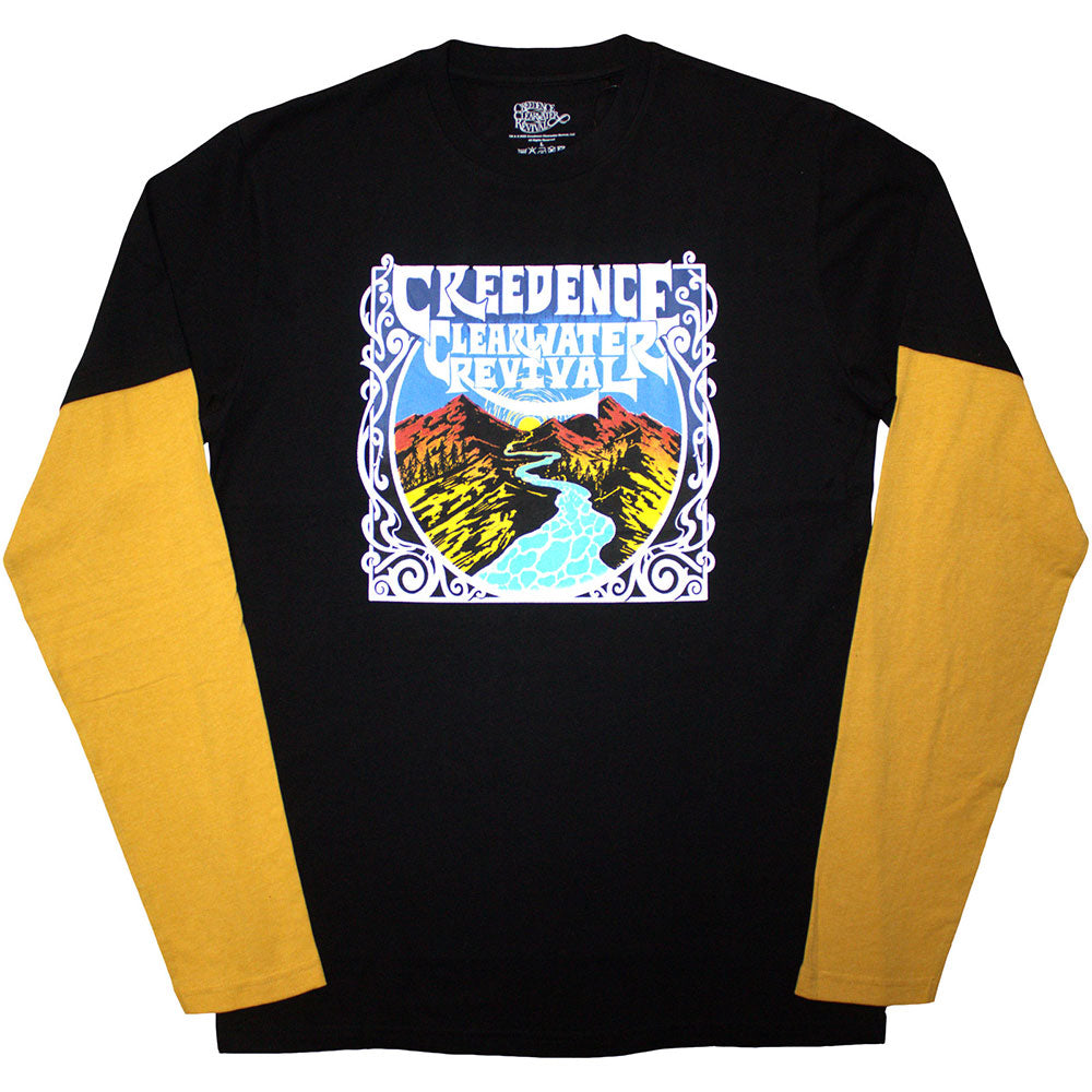 CREEDENCE CLEARWATER REVIVAL Long Sleeve T-Shirt, River