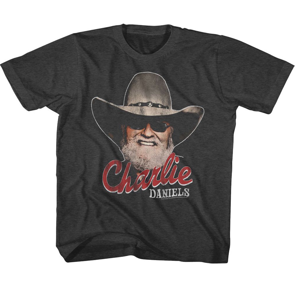 CHARLIE DANIELS BAND Eye-Catching Kids T-Shirt, Smiling