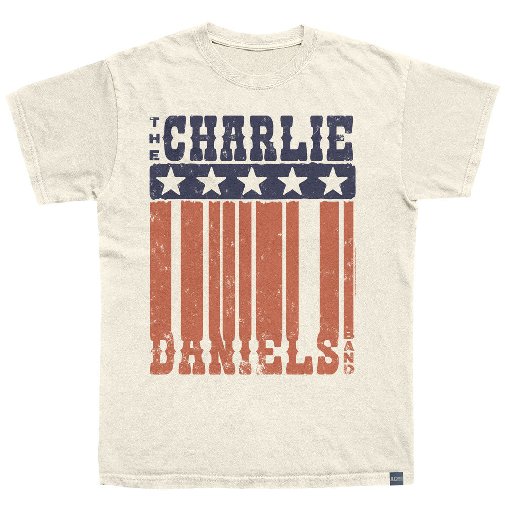 CHARLIE DANIELS BAND Made in USA T-Shirt, FLAG