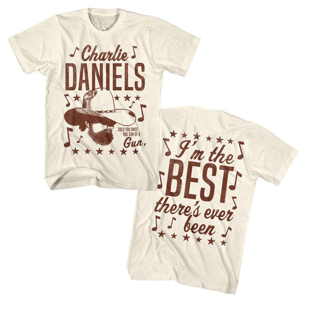 CHARLIE DANIELS BAND Eye-Catching T-Shirt, Told You Once