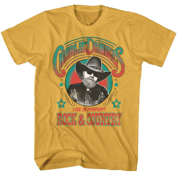 CHARLIE DANIELS BAND Eye-Catching T-Shirt, Rock & Country