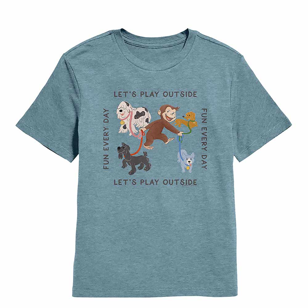 Curious George Lets Play Kids T-Shirt
