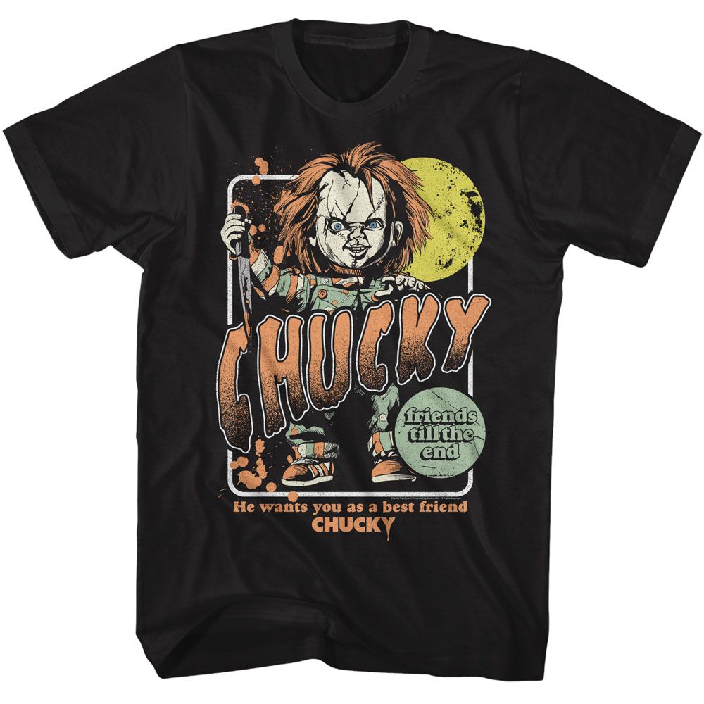 CHUCKY Eye-Catching T-Shirt, FULL MOON