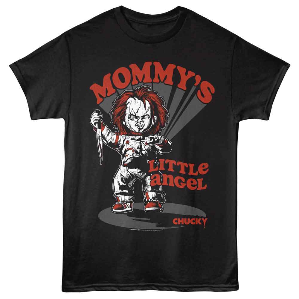 CHUCKY Eye-Catching T-Shirt, MOMMYS LITTLE ANGEL