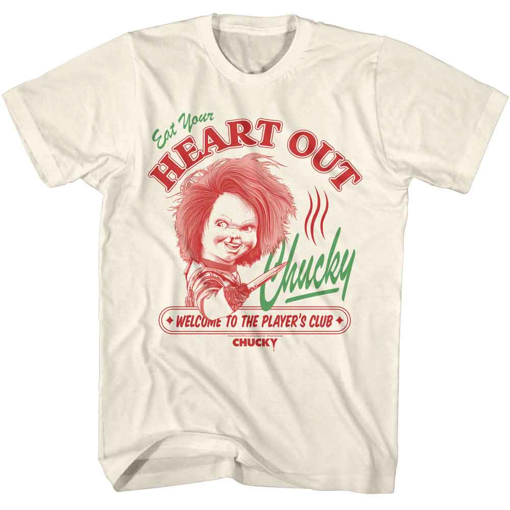 CHUCKY Eye-Catching T-Shirt, EAT YOUR HEART OUT