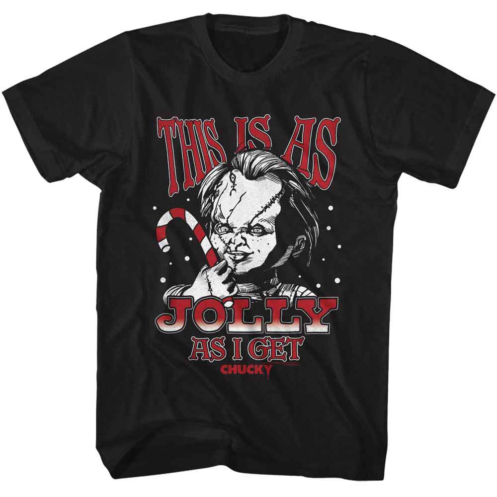CHUCKY Eye-Catching T-Shirt, THIS IS AS JOLLY