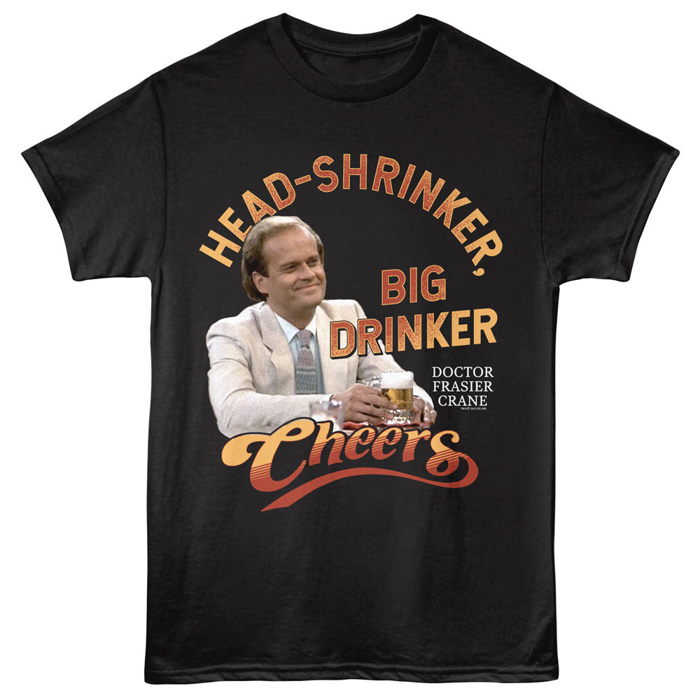 CHEERS Eye-Catching T-Shirt, HEAD SHRINKER