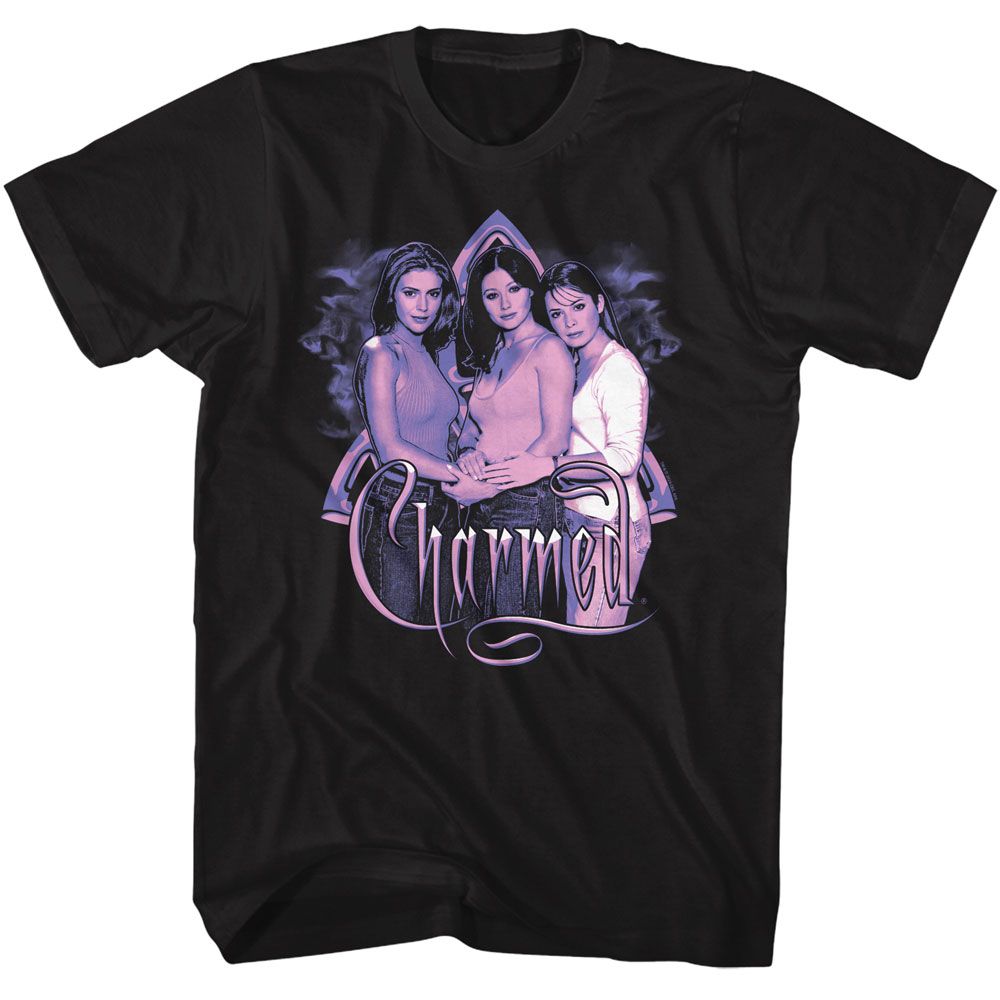 CHARMED Eye-Catching T-Shirt, CHARMED PURPLE SISTERS PHOTO